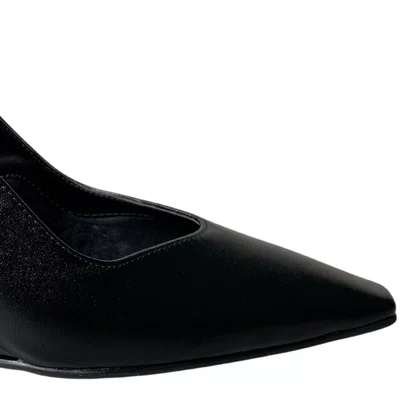 Chanel Helena Be Feminino Preto Bico Fino 