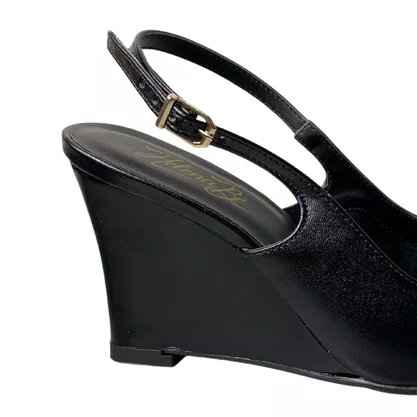 Chanel Helena Be Feminino Preto Bico Fino 