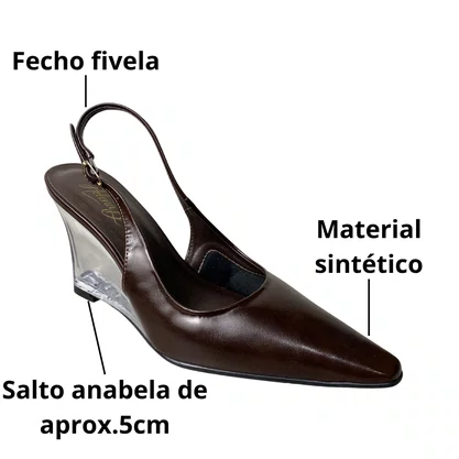Chanel Helena Be Feminino Rocha Salto Transparente 