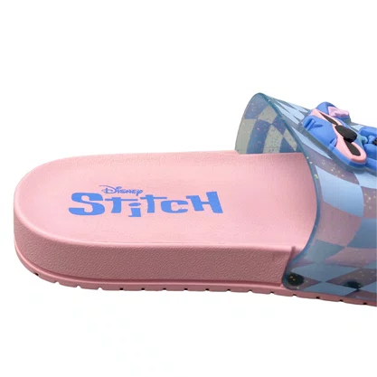 Chinelo Grendene Infantil Feminino Rosa Stitch 