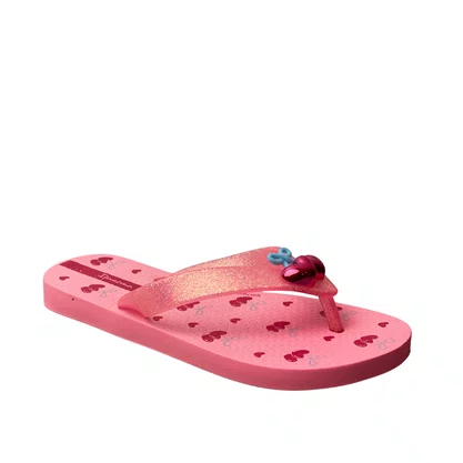 Chinelo Ipanema Infantil Feminino Rosa Cereja 