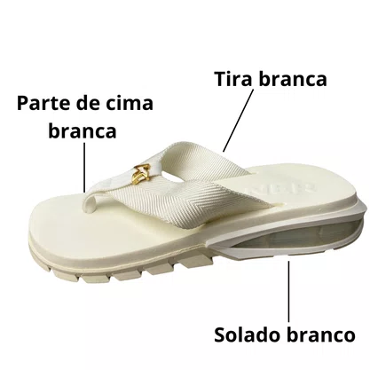 Chinelo Kenner Masculino Orak Branco 