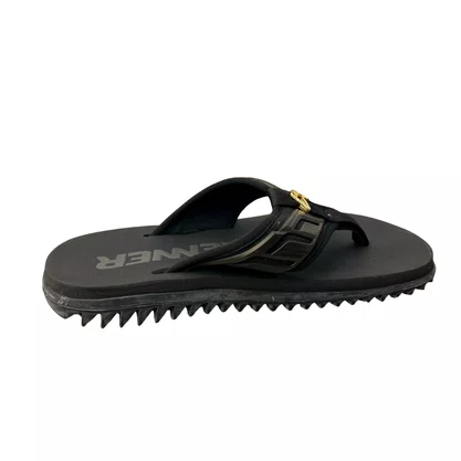 Chinelo Kenner Masculino Kivah Preto Opaco 