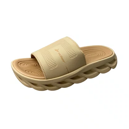 Chinelo Rider Infantil Masculino Bege Calce Fácil 