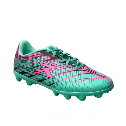 Chuteira Oxn Infantil Masculino Verde Menta Campo Speed 6