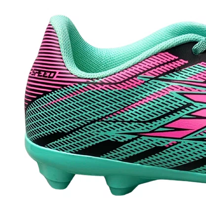 Chuteira Oxn Infantil Masculino Verde Menta Campo Speed 6