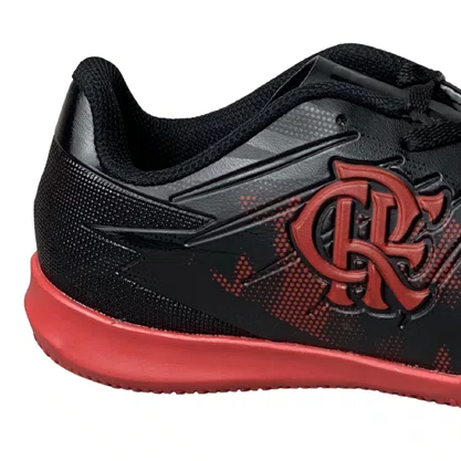 Chuteira Oxn Infantil Preto Flamengo Futsal