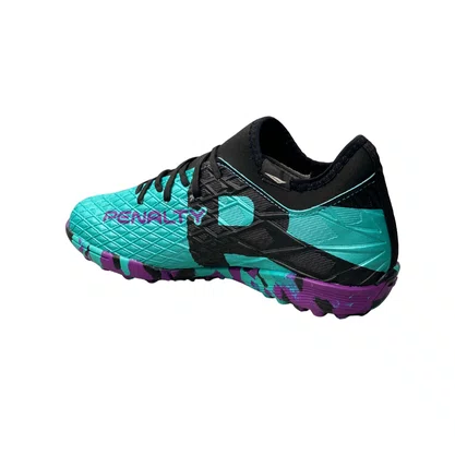 Chuteira Penalty Infantil Masculino Turquesa Society Rx Locker 