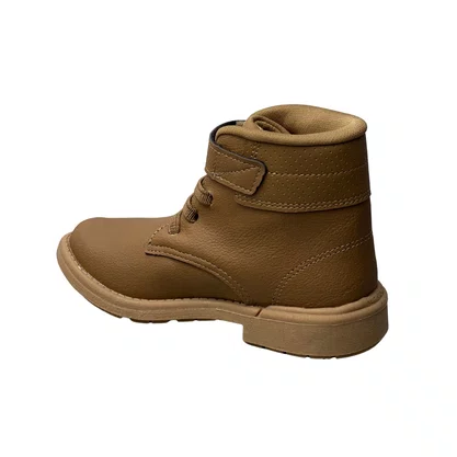 Coturno Kidy Infantil Masculino Caramelo Calce Fácil 