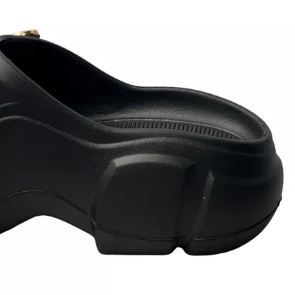Crocs Aberto Yvate Feminino Preto Acompanha Acessórios