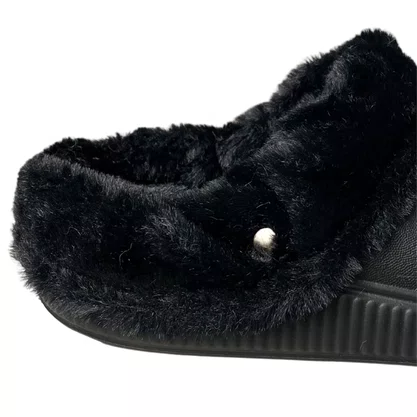 Crocs Moleca Feminina Preto Peluciada 