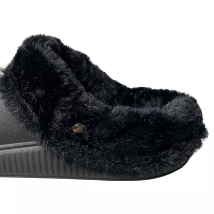 Crocs Moleca Feminina Preto Peluciada 