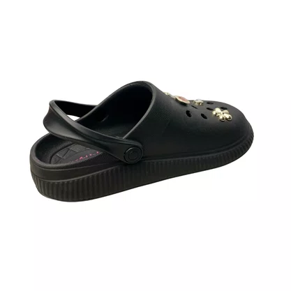 Crocs Molekinha Feminina Infantil Preta Acompanha Acessórios 