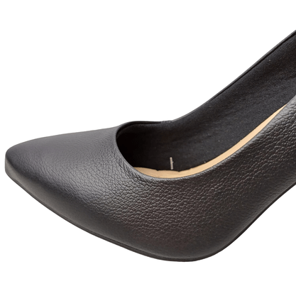 Scarpin Dakota Feminino Preto Couro 