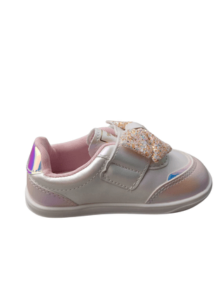 Tênis Mini Sua Cia Infantil Rosa Laço 