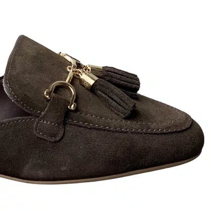 Mule Santinelli Feminino Brum Ferragem Dourada 