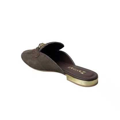 Mule Santinelli Feminino Brum Ferragem Dourada 
