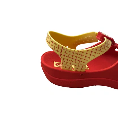 Papete Grendene Infantil Vermelho Patrulha Canina 