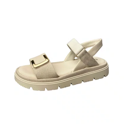 Sandália Comfortflex Feminina Natural Dourado 