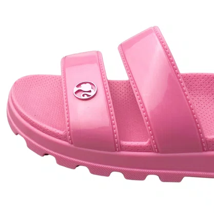 Sandália Grendene Infantil Feminina Rosa Barbie Acompanha Brinde 