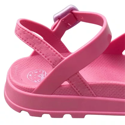 Sandália Grendene Infantil Feminina Rosa Barbie Acompanha Brinde 