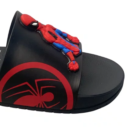 Sandália Grendene Infantil Masculino Preto Homem Aranha