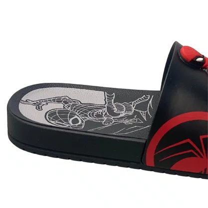 Sandália Grendene Infantil Masculino Preto Homem Aranha
