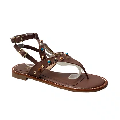 Sandália Helena Be Feminina Like Terra Fecho Fivela