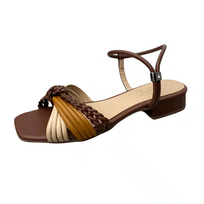 Sandália Helena Be Feminina Terra Multi Color