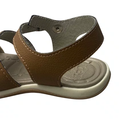 Sándalia Kidy Infantil Masculino Caramelo Fecho Fivela 
