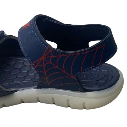 Sándalia Kidy Infantil Masculino Marinho Luzes Led 