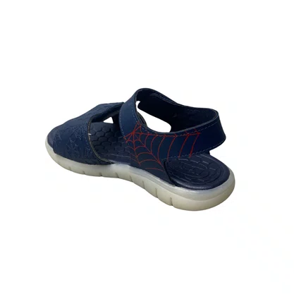 Sándalia Kidy Infantil Masculino Marinho Luzes Led 