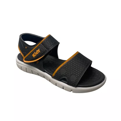 Sándalia Kidy Infantil Masculino Preto Acompanha Brinde 