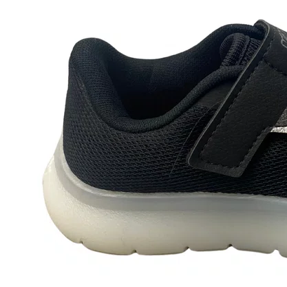 Sándalia Kidy Infantil Masculino Preto Luzes Led 