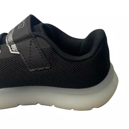 Sándalia Kidy Infantil Masculino Preto Luzes Led 