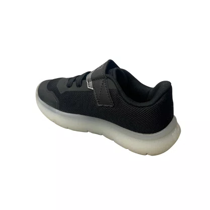 Sándalia Kidy Infantil Masculino Preto Luzes Led 