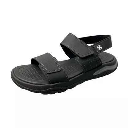 Sandália Molekinho Infantil Masculino Preto Fecho Velcro