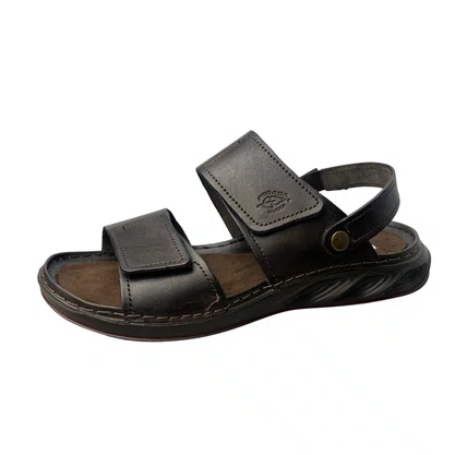 Sandália Pegada Masculino Brown Couro 