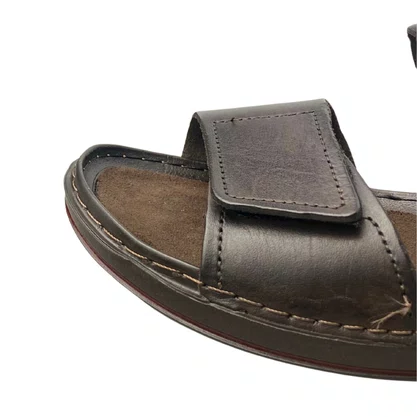 Sandália Pegada Masculino Brown Couro 