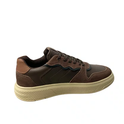 Sapatênis Ferracini Masculino Chocolate Couro 