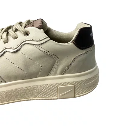 Sapatênis Ferracini Masculino Off White Couro 
