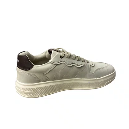 Sapatênis Ferracini Masculino Off White Couro 
