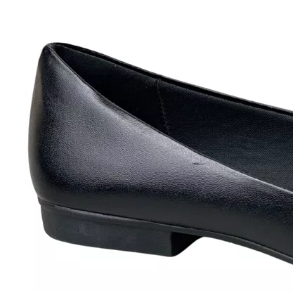Sapatilha Helena Be Feminina Preto Ferragem Dourada 
