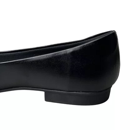 Sapatilha Helena Be Feminina Preto Ferragem Dourada 