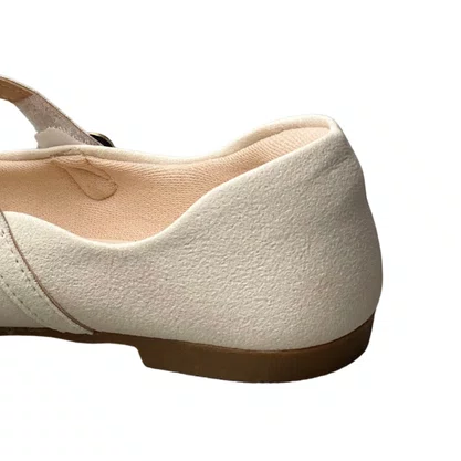 Sapatilha Kidy Infantil Feminino Branco Fecho Velcro 