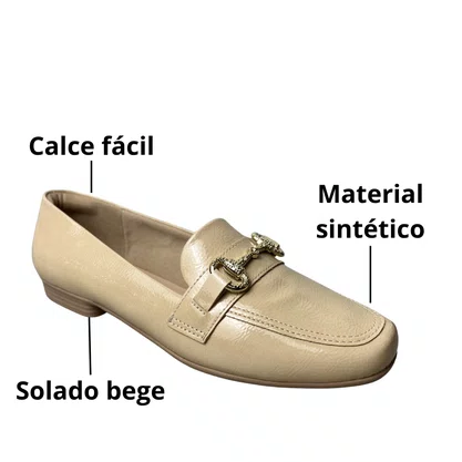 Sapatilha Piccadilly Feminina Brulle Ferragem Dourada 