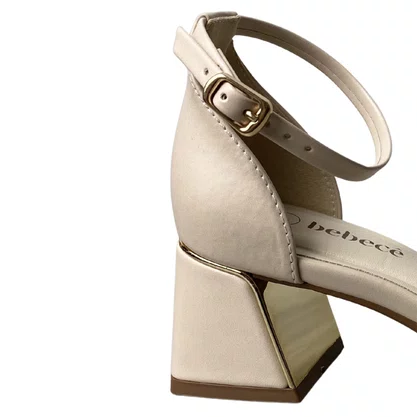 Sapato Bebecê Feminino Aveia Fecho Fivela