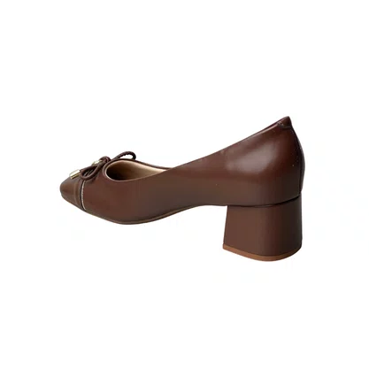Sapato Beira Rio Feminino Chocolate Laço