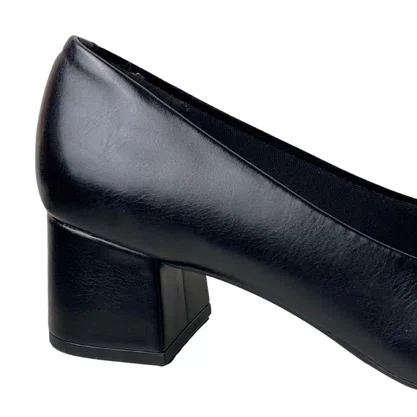 Sapato Beira Rio Feminino Preto Laço 