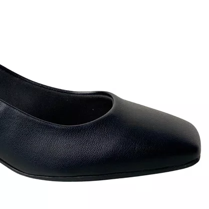 Sapato Beira Rio Feminino  Preto Salto Bloco